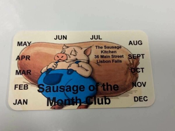Sausage of the Month Cards